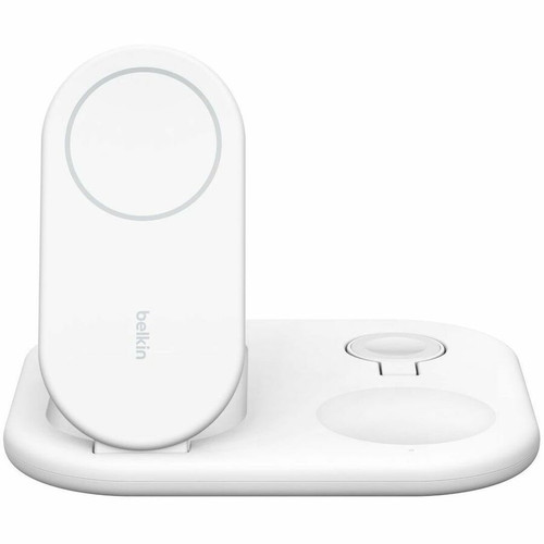 Belkin BoostCharge 3-in-1 Magnetic Foldable Wireless Charger with Qi2 15W - For Qi2-enabled Device, iPhone, Smartwatch, AirPod - Input (Fleet Network)