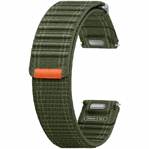 Samsung Galaxy Watch7 Fabric Band (M/L) - Adjustable - Medium (M)/Large (L) - 0.89" (22.60 mm) Height x 1.26" (32 mm) Width - Green, - (ET-SVL31LKEGCA)