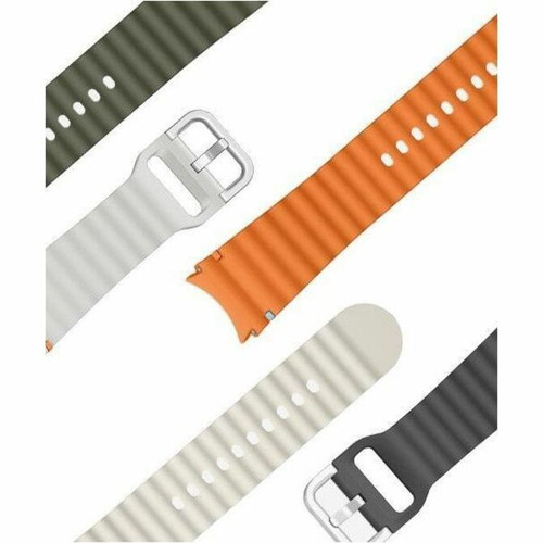 Samsung Galaxy Watch7 Sport Band (S/M) - Adjustable - Small (S)/Medium (M) - 0.89" (22.50 mm) Height x 4.44" (112.90 mm) Width - Cream (ET-SNL30SWEGCA)