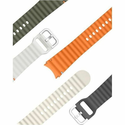 Samsung Galaxy Watch7 Sport Band (S/M) - Adjustable - Small (S)/Medium (M) - Button Attachment - 0.89" (22.50 mm) Height x 4.44" mm) - (ET-SNL30SOEGCA)