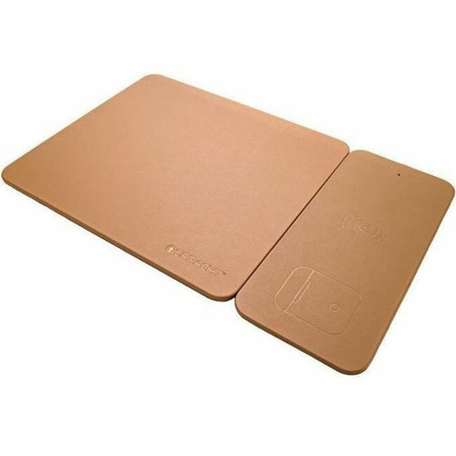 Spracht MagPad Magnetic Wireless Charging Mouse Pad - 8.66" (220 mm) Height x 13.78" (350 mm) Width x 0.20" (5 mm) Depth - Tan Brown - (Fleet Network)