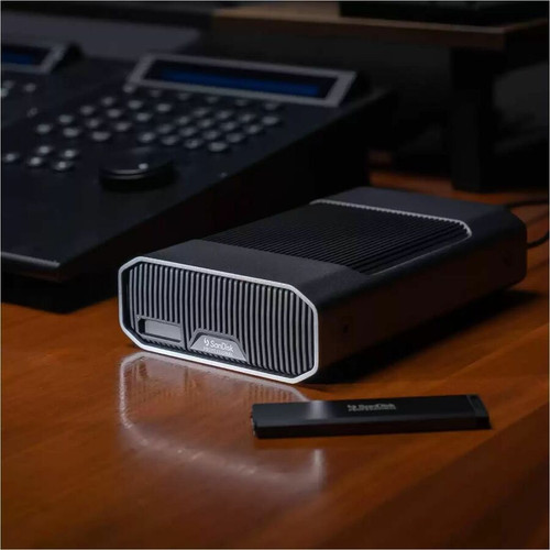 SanDisk Professional G-DRIVE PROJECT SDPHG1H-026T-NBAAD 26 TB Desktop Hard Drive - External - Thunderbolt 3, USB 3.2 (Gen 2) - 7200rpm (SDPHG1H-026T-NBAAD)