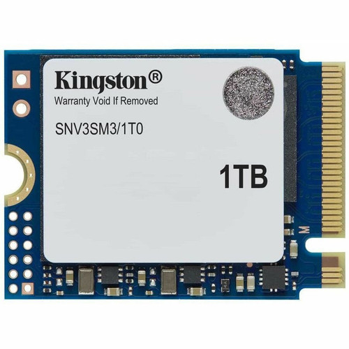 Kingston NV3 1 TB Solid State Drive - M.2 2230 Internal - PCI Express NVMe (PCI Express 4.0 x4) - Notebook, Desktop PC, Gaming Console (Fleet Network)