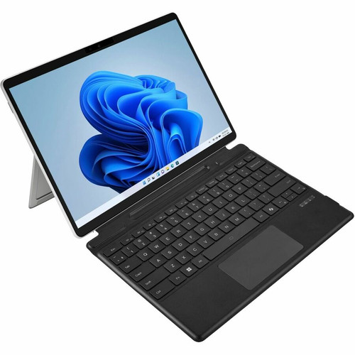 Adesso WKB-7040 Portable Keyboard/Cover Case for 13" Microsoft Surface Pro 8/9 - Aluminum Body - English (US) Keyboard