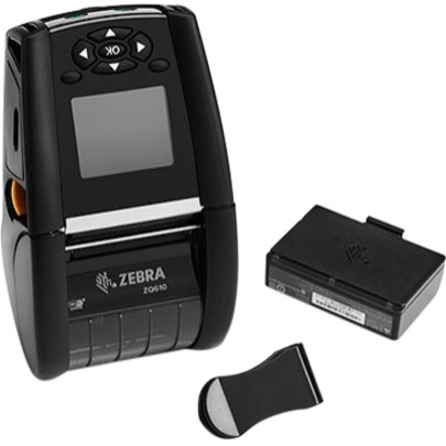 Zebra ZQ610 Mobile Direct Thermal Monochrome Receipt Printer USB Bluetooth Wireless LAN Battery Included ZQ61-AUWA0B0-00