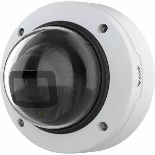 AXIS P3278-LV 8 Megapixel Indoor/Outdoor 4K Network Camera - Color - Dome - White  - Infrared Night Vision - H.264B (MPEG-4 Part Part (Fleet Network)