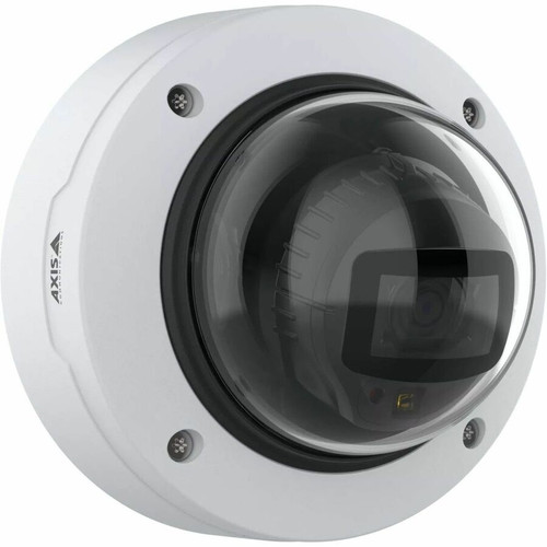 AXIS 03154-001 P3278-LV 8MP 4K Dome Network Camera - Indoor/Outdoor - White - Infrared Night Vision - H. 264B - PoE