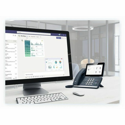 Yealink 130116 MP58 IP Phone - VoIP - Wi-Fi - Bluetooth - 2x Ethernet - PoE - Wall Mountable - Classic Gray
