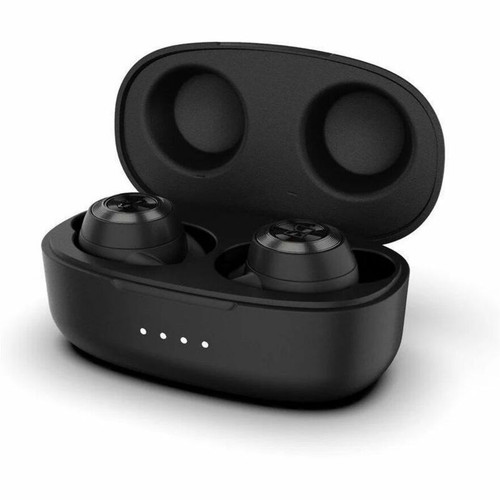 Monster Achieve 100 Airlinks Earset - Stereo - True Wireless - Bluetooth - Earbud - Binaural - In-ear - Black, Gray (2MNTW1689B0L2)