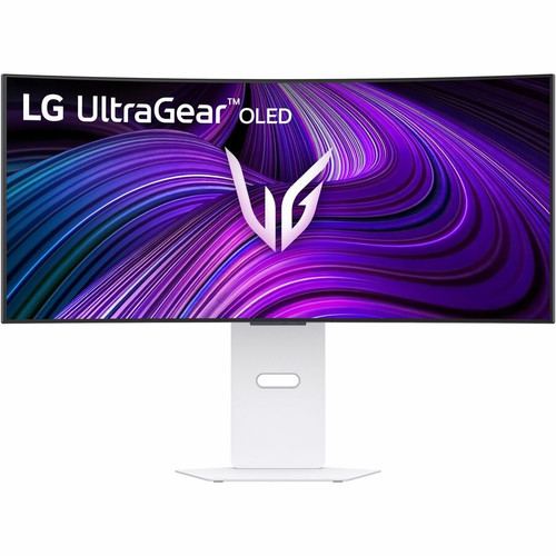 LG UltraGear 34GX90SA-W 34" Class UW-QHD Curved Screen Gaming OLED Monitor - 21:9 - 34" Viewable - OLED - 3440 x 1440 - Adaptive - 275 (Fleet Network)