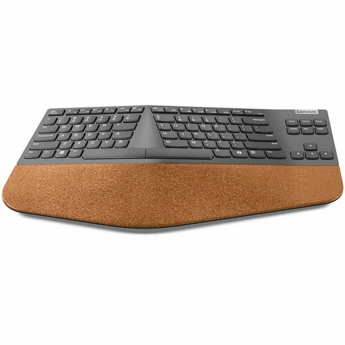 Lenovo Go Wireless Split Keyboard AI - US English - Wireless Connectivity - RF - 2.40 GHz - USB Type A Interface - 88 Key(s) - CoPilot (Fleet Network)