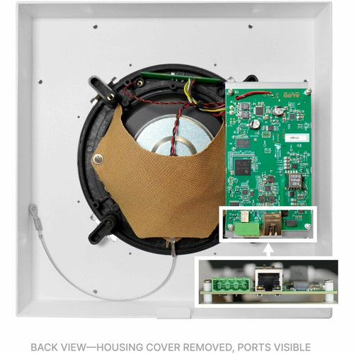 Algo 8189-IC IP Surface Mount Speaker - 8W RMS PoE Powered - Ceiling - Wall - Surface - In-ceiling Mountable