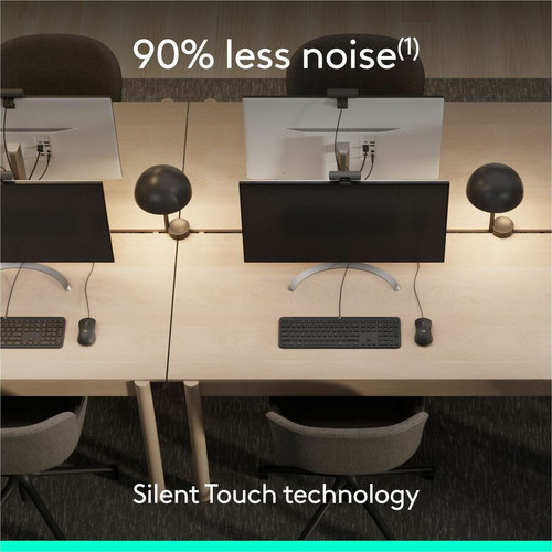 Logitech 910-007497 Signature M520 L Mouse - Wired Optical - USB-C - 4000 DPI - 4-Button - Graphite