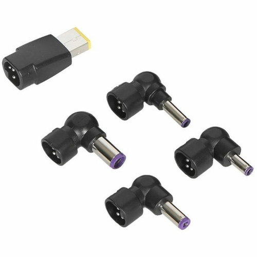 Targus APA90US 90W AC Semi-Slim Universal Laptop Charger - 6 ft Cable - Black - 5 Power Tips