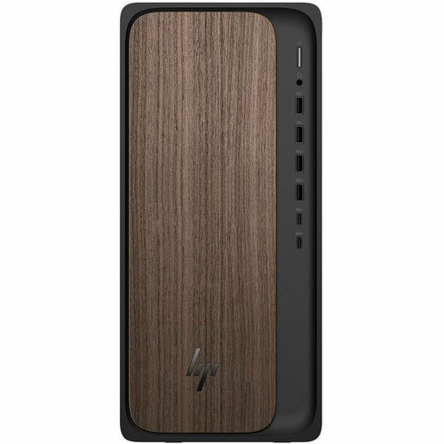 HP OmniDesk M03-0000i M03-0019 Desktop Computer - Intel Core Ultra 5 225 - 16 GB - 1 TB SSD - Tower - Dark Wood, Jack Black - Intel - (Fleet Network)