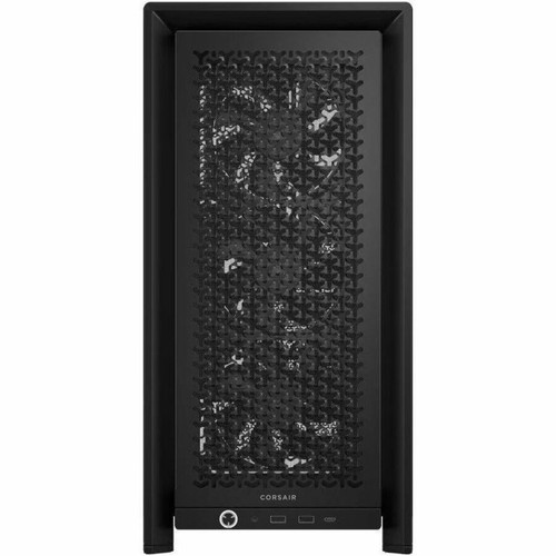 Corsair FRAME 4000D RS Modular Mid-Tower PC Case - White - Mid-tower - White - Steel, Tempered Glass, Plastic - 6 x Bay - 3   120mm - (Fleet Network)