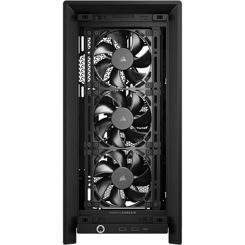 Corsair FRAME 4000D RS Modular Mid-Tower PC Case - White - Mid-tower - White - Steel, Tempered Glass, Plastic - 6 x Bay - 3 × 120mm - (CC-9011312-WW)