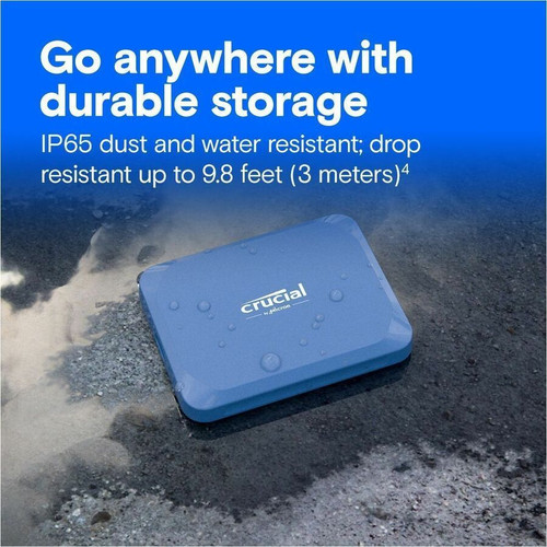 Crucial X10 1 TB Portable Solid State Drive - External - Gaming PC, MAC Device Supported - USB 3.2 Gen 2x2 - 1 (CT1000X10SSD9)