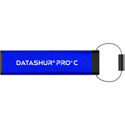 iStorage IS-FL-DA3C-256-128 datAshur PRO+C 128 GB USB 3.2 - Gen 1 Type C Flash Drive - 310 MB/s Read - 246 MB/s Write - Hardware Encrypted - IP57