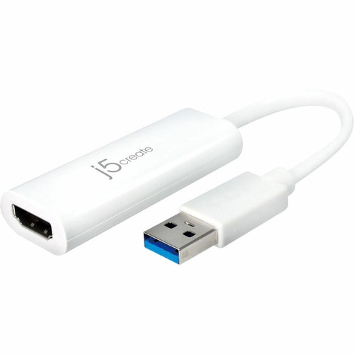 j5create USB to HDMI Multi-Monitor Adapter - 1 x USB 3.0 Type A - Male - 1 x HDMI Digital Audio/Video - Female - 2048 x 1152 Supported (Fleet Network)