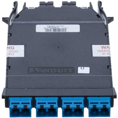 Panduit Cassette - 16 Port(s) - Black, Blue (Fleet Network)