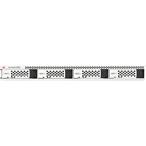 Fortinet FortiMail FML-900F Network Security/Firewall Appliance - 4 Port - 10/100/1000Base-T, 1000Base-X - Gigabit Ethernet - 4 x - 2 (Fleet Network)