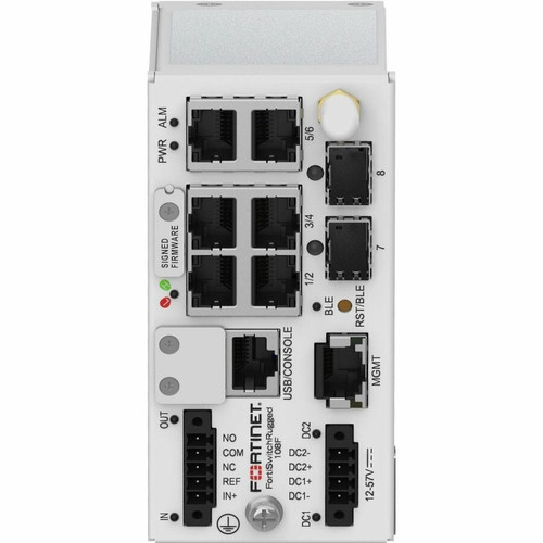 Fortinet FortiSwitch FSR-108F Ethernet Switch - 6 Ports - Manageable - Gigabit Ethernet - 10/100/1000Base-T, 1000Base-X - 2 Layer - - (Fleet Network)
