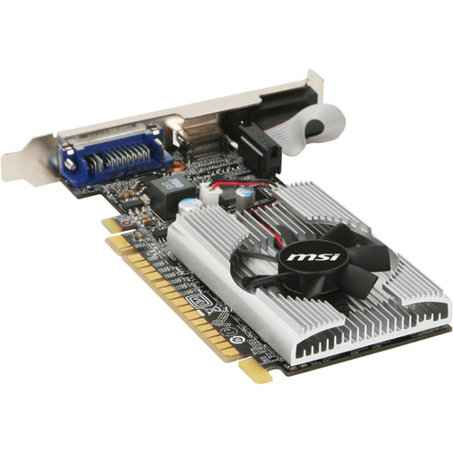 MSI NVIDIA GeForce 210 Graphics Card 1 GB DDR3 Affordable Entry Level Display Outputs HDMI VGA DVI Compact Low Power G2101D3
