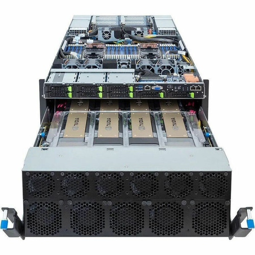 Gigabyte G593-SD2-AAX1 Server Barebone System - Dual Socket LGA-4677 - 32x DDR5 Slots - 5U Rackmount - 12x PCIe x16 - 8 x 2. 5" Bays - Windows Server