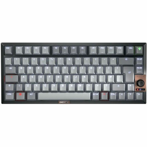 CHERRY G80-3960 Keyboard - Wired/Wireless Connectivity - Bluetooth - Compact - 5.2 - 32.81 ft (10000 mm) - USB Interface - Dial, Hot - (Fleet Network)