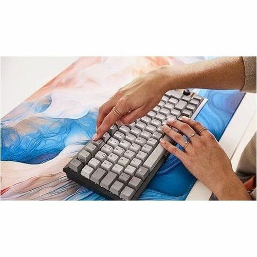 CHERRY G80-3960 Keyboard - Wired/Wireless Connectivity - Bluetooth - Compact - 5.2 - 32.81 ft (10000 mm) - USB Interface - Dial, Hot - (G80-3960HHAUS-2)