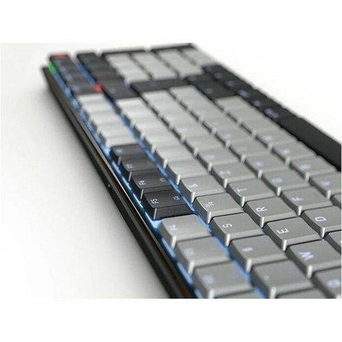 CHERRY G8A-25510 Keyboard - Wired/Wireless Connectivity - Bluetooth - 5.2 - 94.44" (2398.78 mm) - USB Type C Interface - RGB LED - 10, (G8A-25510HOAUS-2)