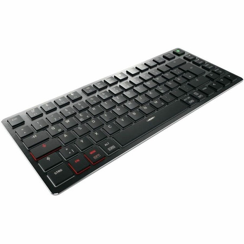 CHERRY MXU-270 Keyboard - Wired/Wireless Connectivity - Bluetooth/RF - Compact - 5.2 - 32.81 ft (10000 mm) - 2.40 GHz - USB 2.0 Type A (Fleet Network)