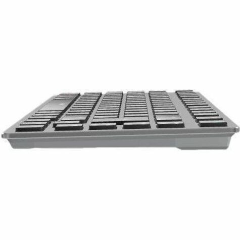 CHERRY MXU-270 Keyboard - Wired/Wireless Connectivity - Bluetooth/RF - Compact - 5.2 - 32.81 ft (10000 mm) - 2.40 GHz - USB 2.0 Type A (G8U-27050LTBUS-2)