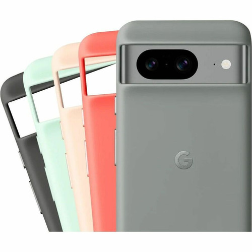 Google Smartphone Case - For Google Pixel 8a Smartphone - Obsidian - Silicon - 1 Each (GA05487-WW)