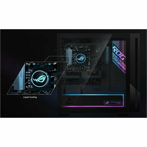 Asus GM700TZ-DBR7506TI-CB ROG GM700 Gaming Desktop - AMD Ryzen 7 8700F 8-Core - 32 GB RAM - 2 TB NVMe SSD - NVIDIA GeForce RTX 5060TI DUAL 8 GB