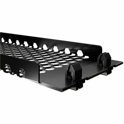 IOGEAR 2U Tool-less Vented Blanking Panel (2-Pack) - Steel - 2U Rack Height - 2 / Pack - 3.50" (88.90 mm) Height x 19" (482.60 mm) x (GRBPVT2U)