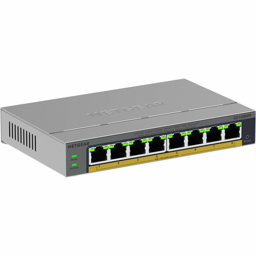 Netgear Business 8 Port Manageable Gigabit Ethernet Switch With 3 Layer Support Supported Ports W GS108EPP-100NAS