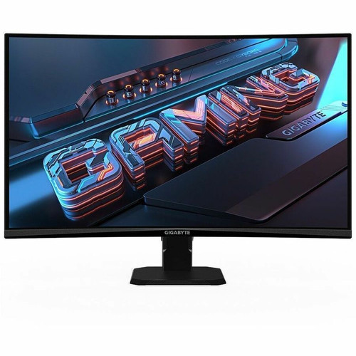 GIGABYTE GS27QC 27" Class WQHD Curved Screen Gaming LED Monitor - 16:9 - Black - 27" Viewable - Vertical Alignment (VA) - Edge LED - x (Fleet Network)