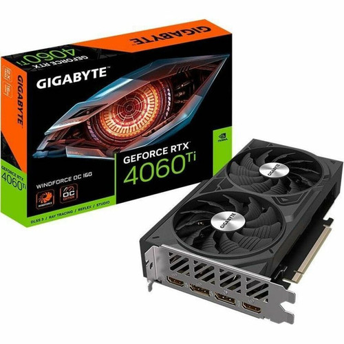 GIGABYTE NVIDIA GeForce RTX 4060 Ti Graphic Card - 16 GB GDDR6 - 7680 x 4320 - 2.57 GHz Core - 128 bit Bus Width - PCI Express 4.0 - - (Fleet Network)