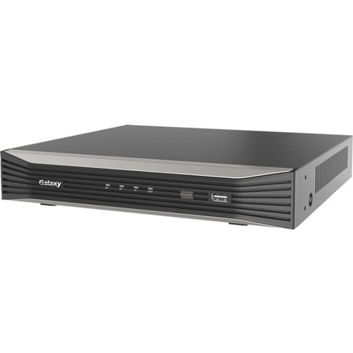 Galaxy GX-HT-NVR8108-P8 Hunter Series 8-Channel 4K H. 265 Compact 1U NVR with 8 PoE Ports