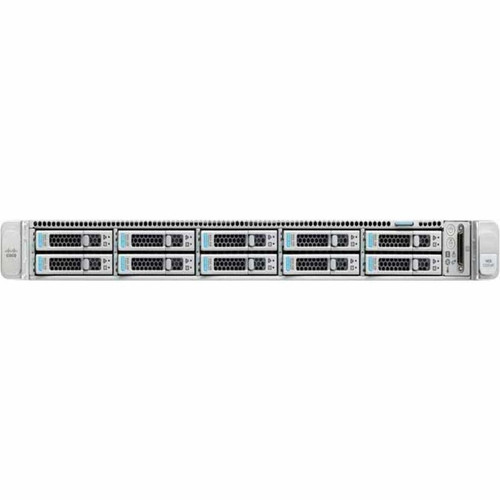 Cisco Barebone System - 1U Rack-mountable - 2 x Processor Support - Intel - Intel C741 Chip - 4 TB DDR5 SDRAM Maximum RAM Support - 32 (Fleet Network)