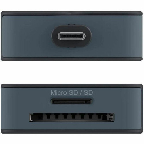 Hyper HyperDrive Flex 9 Port USB-C Dock For Monitor Desktop Notebook Tablet Keyboard Hard Drive Charging Capability Card HD4103BKGL