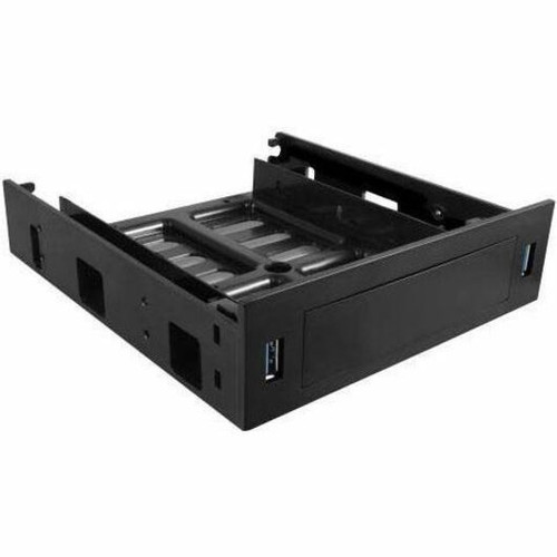 Vantec 5.25 Inch Internal Drive Bay Adapter With USB 3.0 Host Interface And Hot Swappable Support Supported Black Bays For HDD X HDA-502H