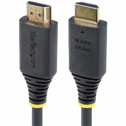 StarTech.com 30cm (1ft) High Speed HDMI Cable, 4K 60Hz/1440p 144Hz, 18Gbps, UHD HDMI 2.0 Cord, TPE Jacket - High Speed HDMI Cable for (Fleet Network)