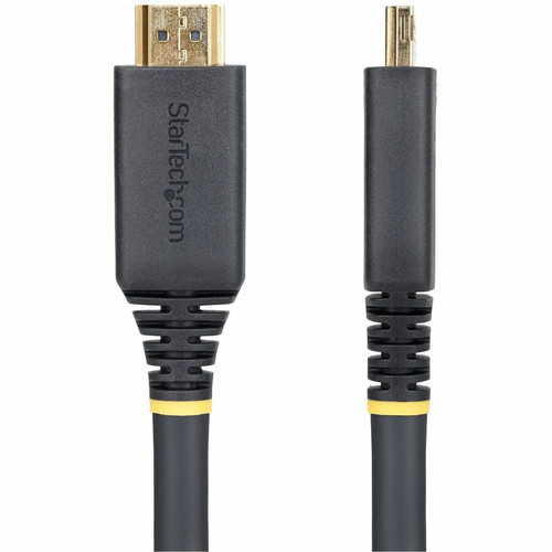 StarTech. com HDMI2-CABLE-GRIP-15M Active High Speed HDMI 2. 0 Cable - 15m - 49. 2ft - 4K 60Hz/1440p 144Hz - 18Gbps - Gripping Connectors - TPE Jacket