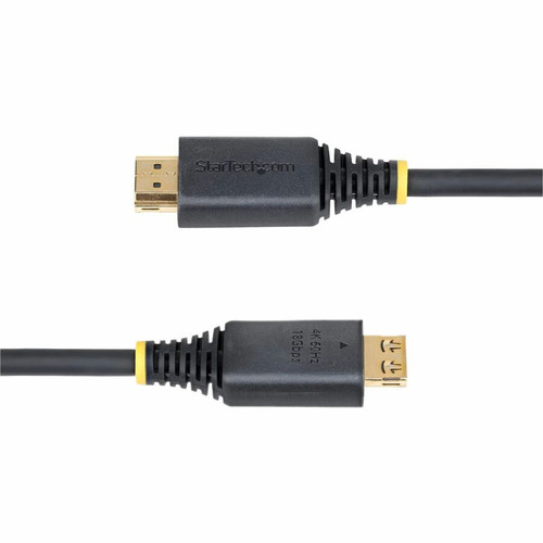 StarTech. com HDMI2-CABLE-GRIP-2M HDMI 2. 0 Cable - 2m - 6. 6ft High Speed - 4K 60Hz/1440p 144Hz - 18Gbps - Gripping Connectors - TPE Jacket