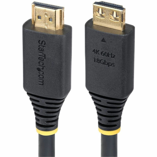 StarTech.com 50cm (1.6ft) High Speed HDMI Cable with Gripping Connectors, 4K 60Hz/1440p 144Hz, 18Gbps, UHD HDMI Cord, TPE Jacket - to (Fleet Network)