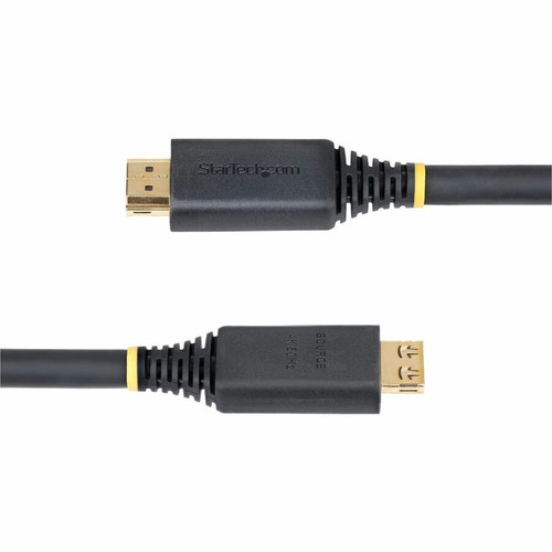 StarTech. com HDMI2-CABLE-GRIP-50F Active High Speed HDMI Cable - 50ft - 15. 2m - 4K 60Hz/1440p 144Hz 18Gbps - Gripping Connectors - TPE Jacket