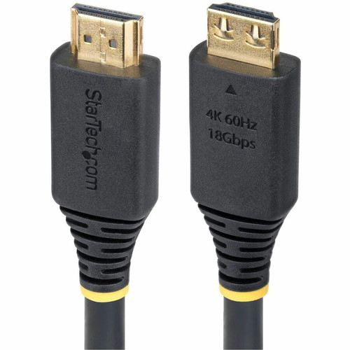 StarTech.com 5m (16.4ft) High Speed HDMI Cable with Gripping Connectors, 4K 60Hz/1440p 144Hz, 18Gbps, UHD HDMI Cord, TPE Jacket - High (Fleet Network)